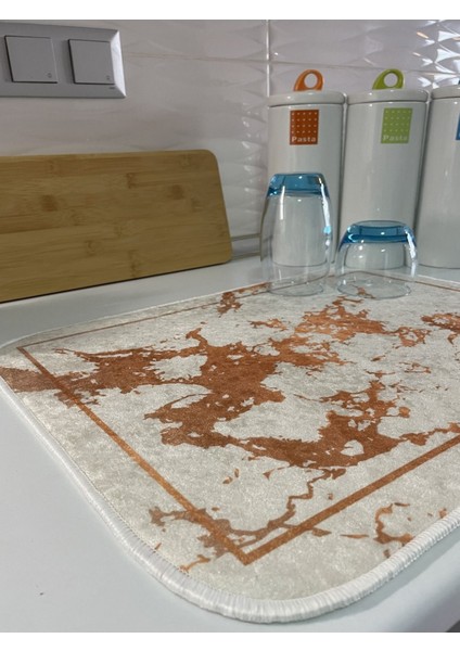 Luxury Bulaşık Kurutma Matı Tezgah Üstü Bulaşık Matı Süper Emici Bulaşıklık 1 Adet fırsatları