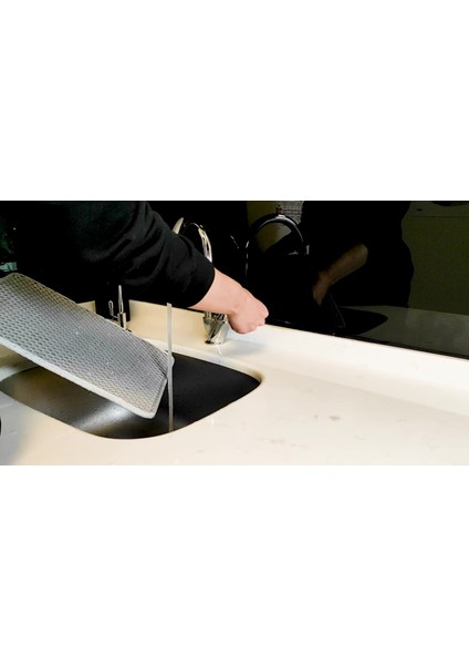 Luxury Bulaşık Kurutma Matı 3 Adet Koku Yapmaz Hızlı Kurur Hijyenik Çift Yönlü Bulaşık Matı Yenilendi 1 Adet