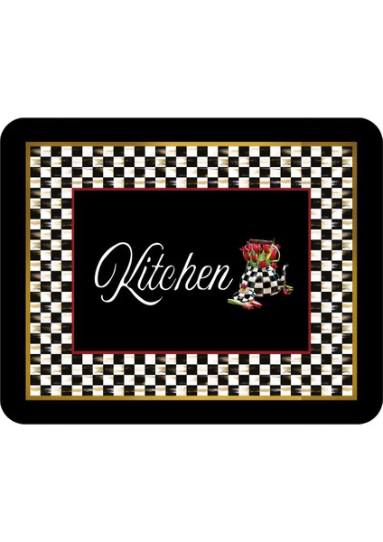 Luxury Yıkanabilir Bulasik Kurutma Mati Kurulama Bezi Kurutma Örtüsü Tezgah Üstü Bulaşıklık 40X50 cm 1 Adet