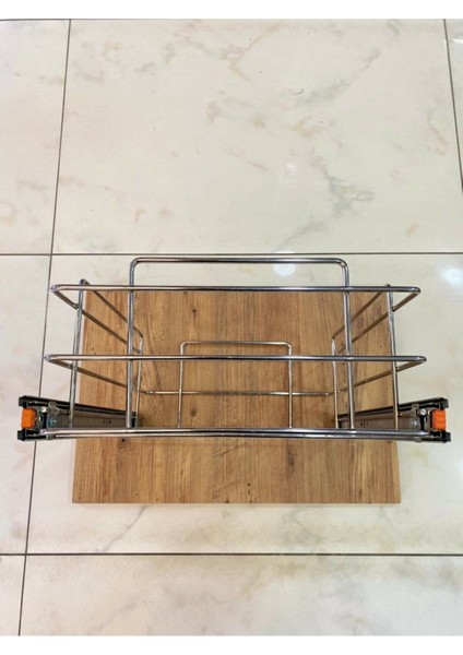 Luxury Teleskopik Raylı Derin Tel Çekmece Bakliyatlık Baharatlık 35CM 1 Adet fırsatları