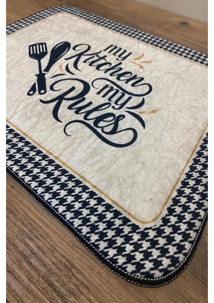 Luxury Plastik Bulaşık Kurutma Matı Kurulama Kurutma Örtüsü Tezgah Üstü Bulaşıklık 40X50CM Yıkanabilir 35 1 Adet