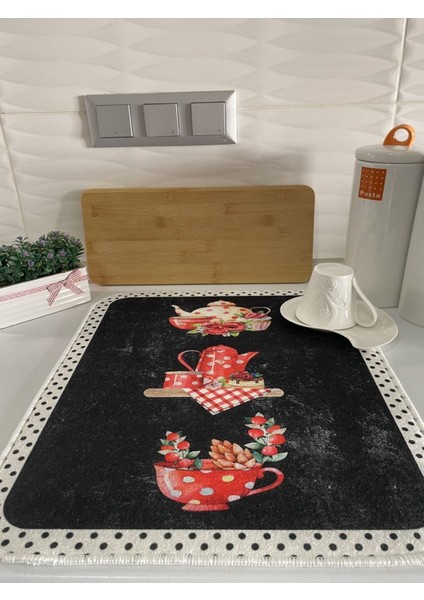 Luxury Bulaşık Kurutma Matı Tezgah Üstü Bulaşık Matı Süper Emici Bulaşıklık 1 Adet indirimleri