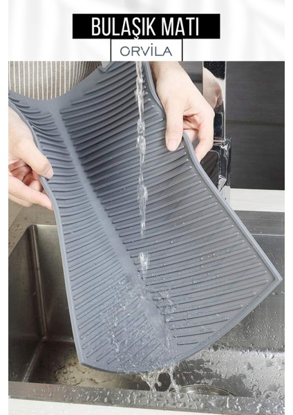 Luxury Silikon Bulaşık Kurutma Matı Maxi Boy 44X33CM 1 Adet