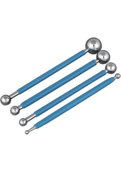 Luxury Metal Marzipan 4'lü Set 1 Adet
