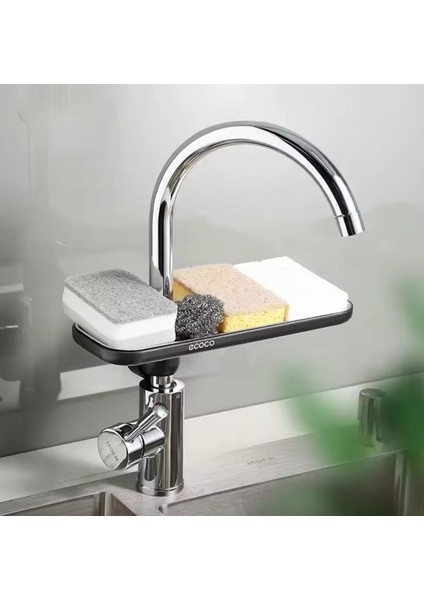Luxury Musluk Sünger Sabun Depolama Raf Lavabo Ayarlanabilir Çanak Düzenleyici (Ince Bataryalara Uygundur) 1 Adet fiyatları