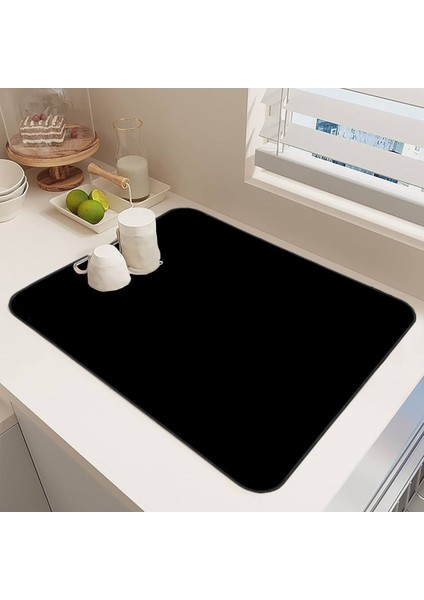 Luxury Yıkanabilir Bulasik Kurutma Mati Kurulama Bezi Kurutma Örtüsü Tezgah Üstü Bulaşıklık 40X50 cm 1 Adet