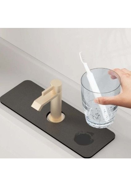 Luxury Yeni Estevia Urg Su Emici Sihirli Lavabo Kenar Matı 38X13CM Company 1 Adet