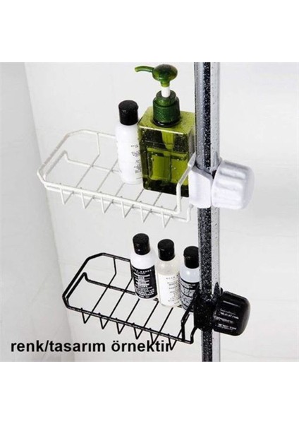 Luxury Patrisha Musluk Organizeri Mutfak Banyo Duş Gri 718550 1 Adet modelleri