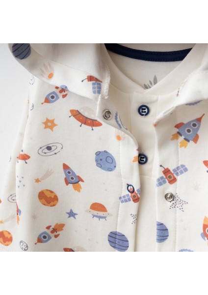 Uzaylı Kapşonlu Üçlü Takım(Organik) fiyatları