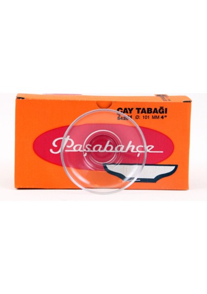 Luxury 6 Lı Cam Çay Tabağı 54201 1 Adet
