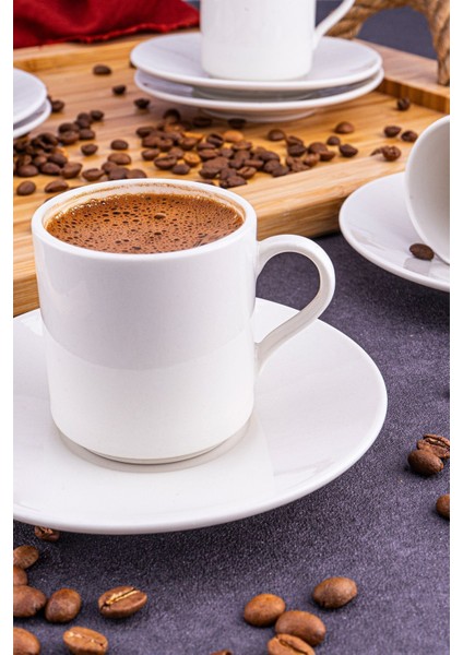 Luxury Melda - 6 Kişilik Kahve Fincan Takımı 1 Adet