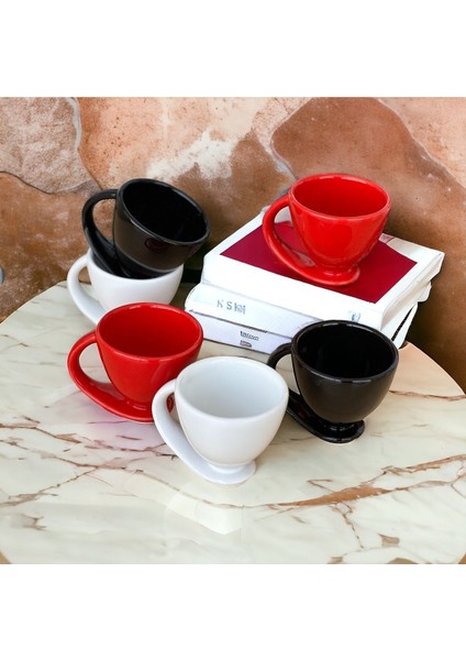 Luxury 6'lı Set Özünde Altlıklı Özel Tasarım Türk Kahvesi Fincanı , Hediyelik Yılbaşı 1 Adet fiyatları