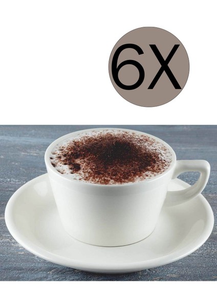 Luxury Bonna Core Çay Fincan Takımı 6 Kişilik COR250KFT COR250KF 1 Adet