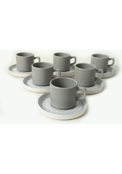 Luxury Stone Çay Takımı 12 Parça 6 Kişilik 21426 1 Adet