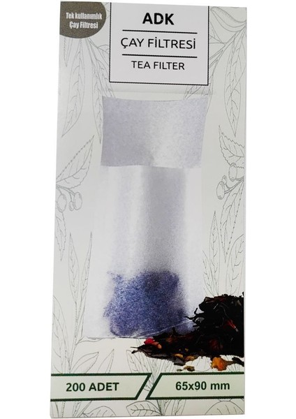 Luxury 200 Lü Bardak Fincan Çay Filtresi Torbası Filtre CIN462 1 Adet