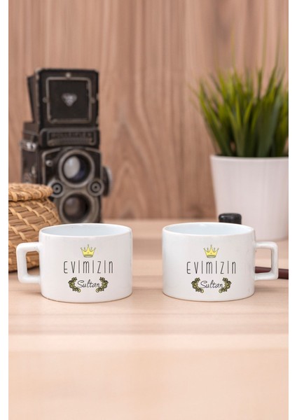 Luxury Evimizin Sultanı Ikili Çay Fincanı 1 Adet