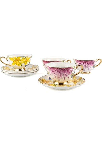 Luxury Spring 4lü Çay Fincanı Seti 1 Adet