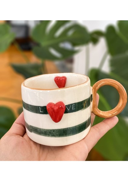 Luxury El Yapımı Love'landık Seramik Kahve Fincanı 1 Adet fiyatları