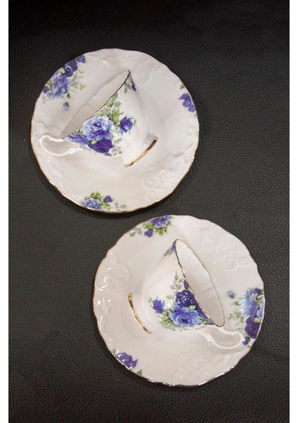 Luxury Lilac Bone 2 Kişilik Kahve Fincan Takımı 1 Adet