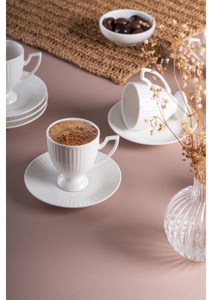 Luxury Mahir 6 Kişilik Kahve Fincan Takımı 1 Adet