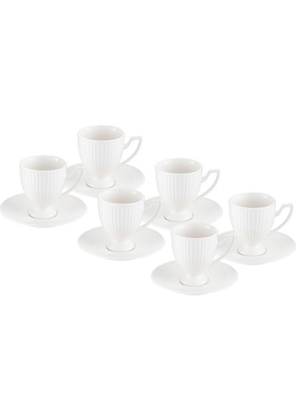 Luxury Mahir 6 Kişilik Kahve Fincan Takımı 1 Adet