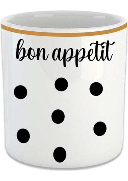 Luxury Bon Appetit Espresso, Double Türk Kahvesi Fincanı - Kulpsuz Bardak 1 Adet