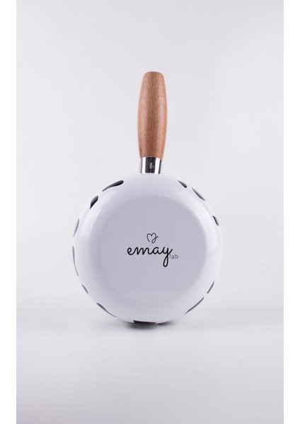 Luxury Mötilda Ahşap Saplı Emaye Sos Tavası 16CM 1,3 Litre (Indüksiyon Dahil Tüm Ocaklara Uygun) 1 Adet
