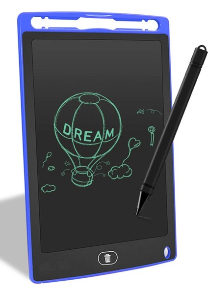 Luxury Çocuk Eğitimi Için LCD 8.5 Inç Dijital Kalemli Çizim Yazı Tahtası Grafik Not Yazma Eğitim Tableti 1 Adet