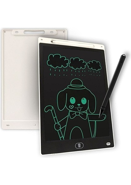 Luxury Dijital Tablet LCD 10 Inç Dijital Kalemli Çizim Yazı Tahtası Grafik Not Yazma Eğitim Tableti Büyük 1 Adet