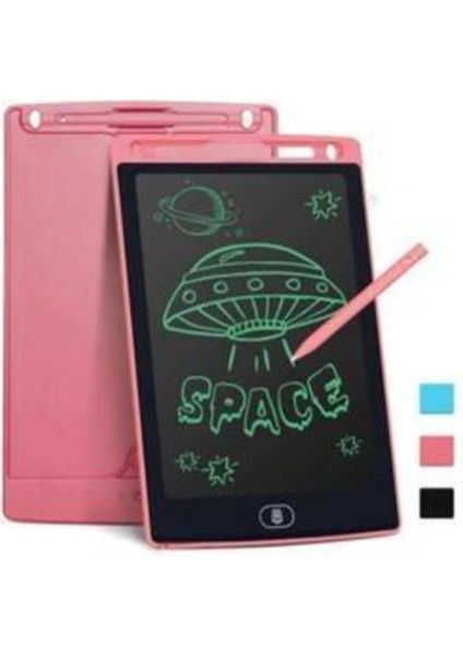 Luxury Writing Tablet LCD 8.5 Inç Dijital Kalemli Çizim Yazı Tahtası Grafik Not Yazma Eğitim 1 Adet