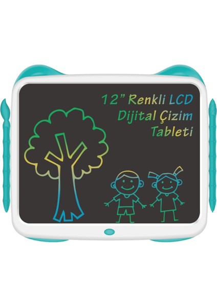 Luxury Tsrm 12" Panda LCD Dijital Renkli Çizim Tableti Yeni Desen 897754 1 Adet