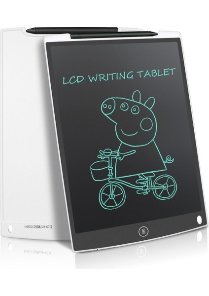 Luxury LCD 12.5 Inç Dijital Kalemli Çizim Yazı Tahtası Not Yazma Eğitim Tableti Writing Tablet Büyük Boy 1 Adet