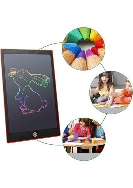 Luxury Hediyelik Renkli Writing Tablet LCD 8.5 Inç Kalemli Çizim Yazı Tahtası Not Yazma Eğitim Tableti 1 Adet