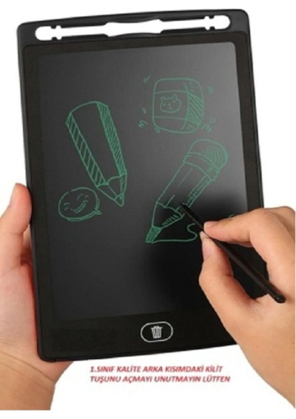 Luxury Grafik Dijital Çocuk Yazı Tahtası Çizim Tableti LCD 8.5 Inc Ekran 1 Adet