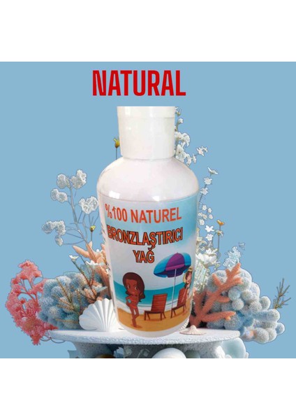 Natural Bronzlaştırıcı Yağ Doğal 150 ml fırsatları