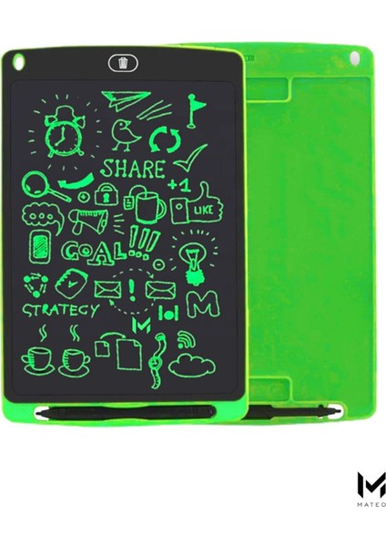 Luxury LCD 10.5 Inç Dijital Kalemli Çizim Yazı Tahtası Not Yazma Eğitim Tableti Writing Tablet Orta Boy 1 Adet