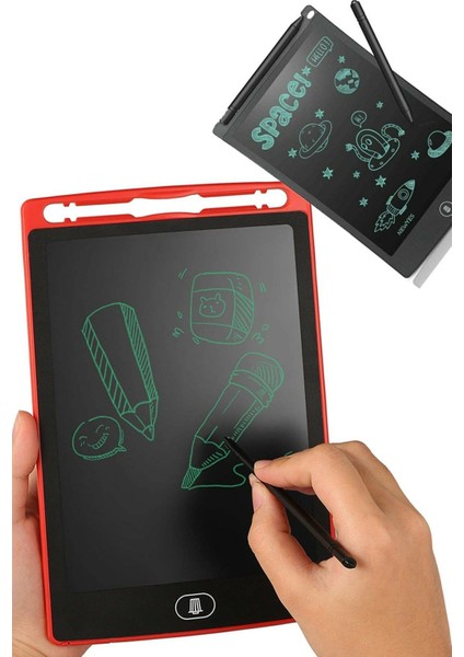 Luxury Writing Tablet LCD 8.5 Inç Dijital Kalemli Çizim Yazı Tahtası Grafik Not Yazma Eğitim Tableti 1 Adet
