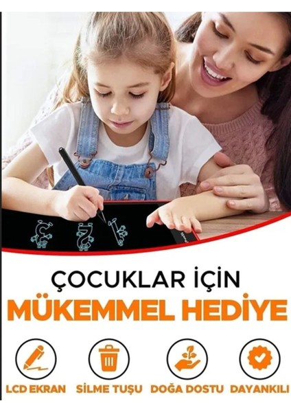 Luxury Eğitici Dijital Kalemli Silinebilir Yazı Tahtası LCD 8.5 Inç Tablet 1 Adet