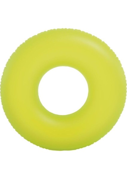Luxury Neon Simit - Şişme Fosforlu Simit - Neon Deniz Simidi -Neon Şişme Simit-Renkli Fosforlu Simit 91 Cm. 1 Adet