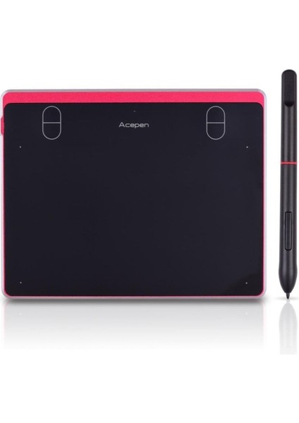Luxury AP604 Kırmızı 6x4" 8192 Seviye Basınç Çizim Grafik Tablet 1 Adet