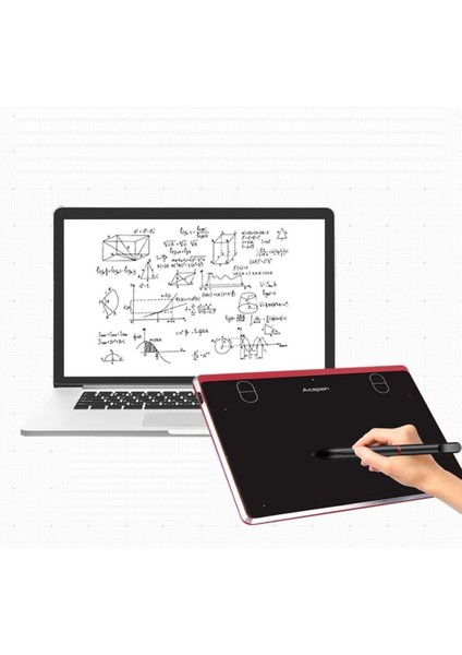 Luxury AP604 Kırmızı 6x4" 8192 Seviye Basınç Çizim Grafik Tablet 1 Adet