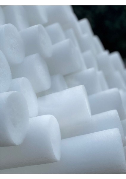 Luxury 5 Adet Beyaz Renk Deniz ve Havuz Yüzme Makarnası, Köpük Sosis 1 Adet