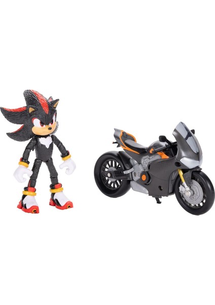 Luxury Sonic 3 Shadow Aksiyon Figür ve Motorsiklet 42406 1 Adet