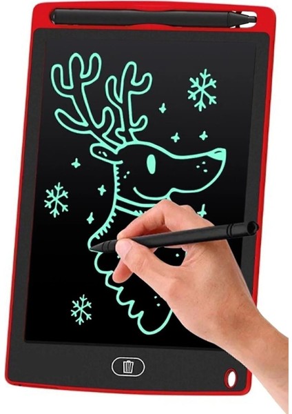 Luxury Writing Tablet LCD 8.5 Inç Dijital Kalemli Çizim Yazı Tahtası Grafik Not Yazma Eğitim Tableti 1 Adet