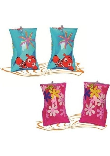 Luxury Bestway Nemo Balık Çiçek Desenli Kolluk 30 x 15 cm 1 Adet