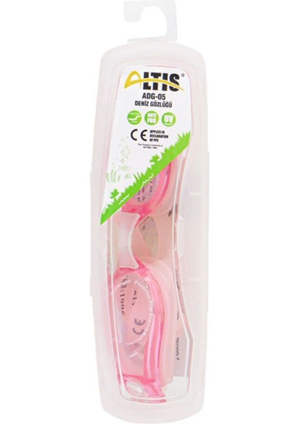 Luxury Adg-05 Yüzücü Çocuk Deniz Gözlüğü Pembe 1 Adet