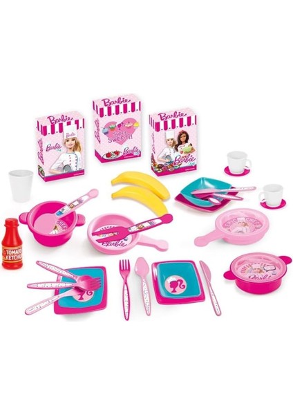 Luxury Barbie Mutfak Seti 3 Lü 1 Adet