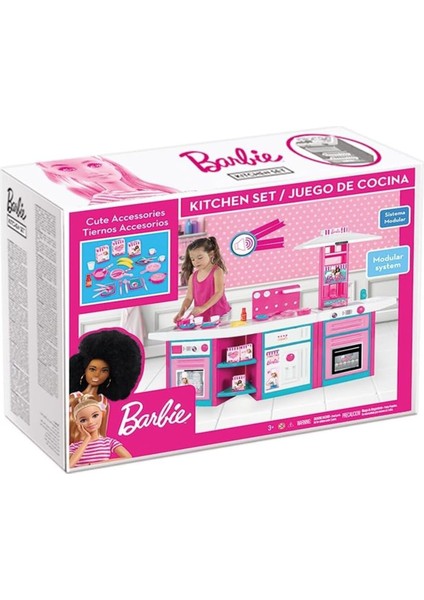 Luxury Barbie Mutfak Seti 3 Lü 1 Adet