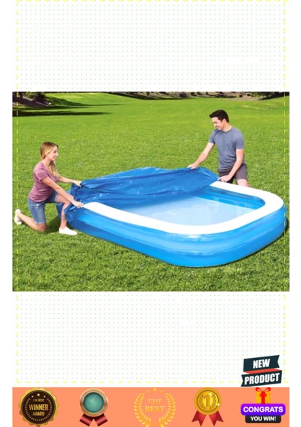 Luxury Havuz Örtüsü 262 x 175CM 5 Litre Kız Erkek Çocuk Oyuncakları Eğitici Oyuncaklar 1 Adet