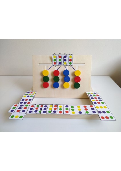 Luxury Montessori Ahşap 4 Renk Örüntü Oyunu 1 Adet
